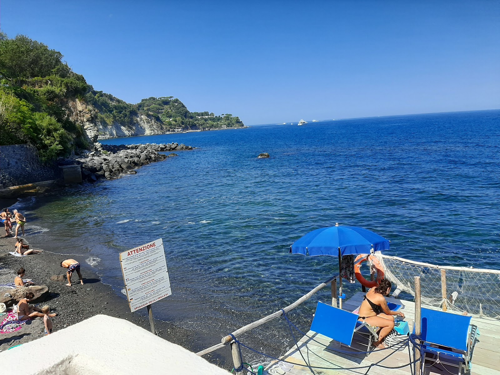 Foto af Spiaggia di Sant'Alessandro med høj niveau af renlighed