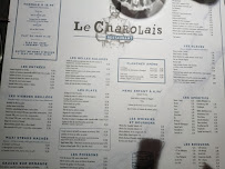Le Charolais Restaurant à Mondelange à Mondelange menu