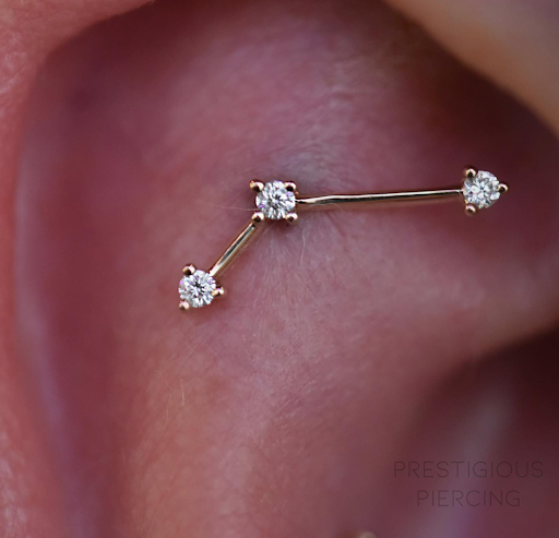 Explore ladies neck tattoo ideas, creative tattoo ideas in Corpus Christi, available at Prestigious Piercing