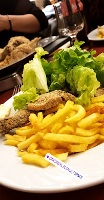 Poisson frit du Restaurant français A la Couronne à Carspach - n°5