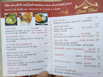 Restaurant thaï BAN THAI STREET FOOD à Cornebarrieu - menu / carte
