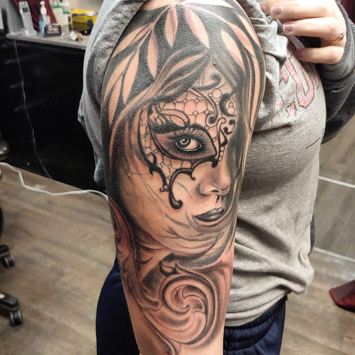 Explore voodoo doll tattoo ideas, creative tattoo ideas in Monroe Township, available at Ink Therapy Tattoo