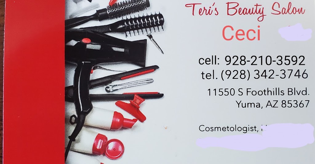 Teri's Beauty Salon Yuma, AZ 85367 Services and Reviews