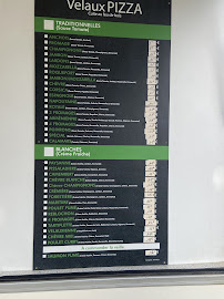 Carte du Velaux Pizza - Camion à Velaux