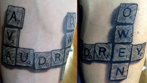 Explore finger lettering tattoo ideas, creative tattoo ideas in Truckee, available at Snowy Mountain Tattoo Co.