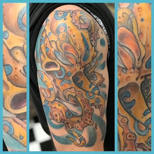 Explore hands tattoo ideas, creative tattoo ideas in Augusta, available at Mr. Tattoo