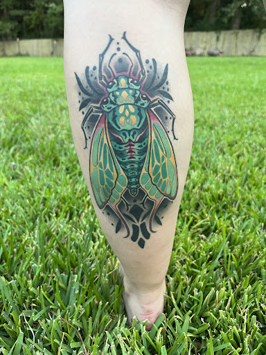 Explore boxer dog tattoo ideas, creative tattoo ideas in Chapel Hill, available at Gold Hand Gallery