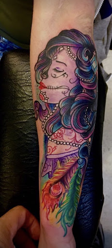 Explore blackout tattoo ideas, creative tattoo ideas in Uvalde, available at Artistik Kreationz 96
