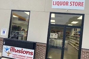 Shell gas station and liquor stores image
