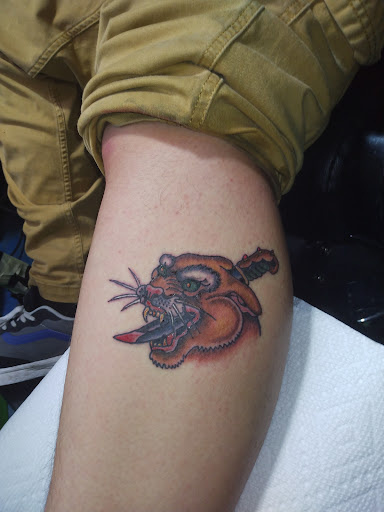 Explore knight tattoo ideas, creative tattoo ideas in Dallas, available at Freak Show Studio