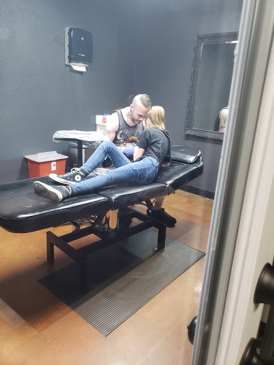 Explore tattoo ideas for guys calf, creative tattoo ideas in Johnson City, available at Little Chicago Tattoo Company LLC