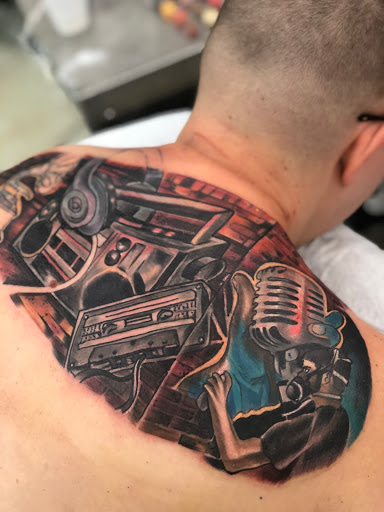 Explore tattoo ideas to fill space, creative tattoo ideas in Harrisonburg, available at Dreamland Tattoo