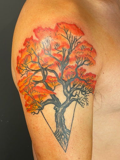 Explore tattoo filler ideas for guys, creative tattoo ideas in Amsterdam, available at Spoken Hand Tattoo