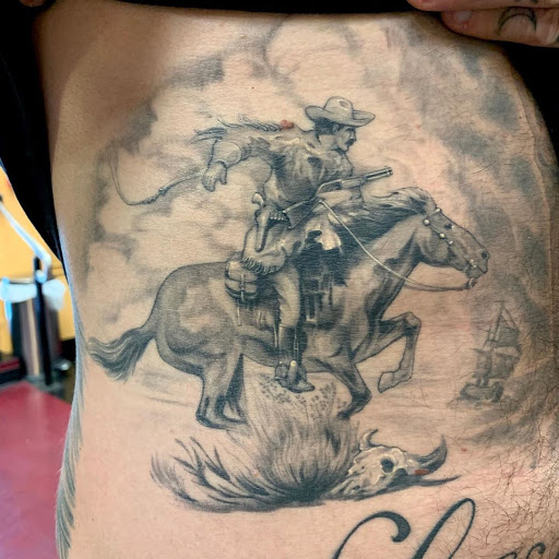 Explore father time tattoo ideas, creative tattoo ideas in Vista, available at American Tattoo Vista