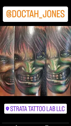 Find web tattoo ideas for your next unique tattoo in Yucca Valley at Strata Tattoo Lab LLC
