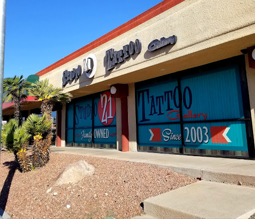 Tattoo Shop «Studio 21 Tattoo Gallery», reviews and photos, 6020 W Flamingo Rd, Las Vegas, NV 89103, USA
