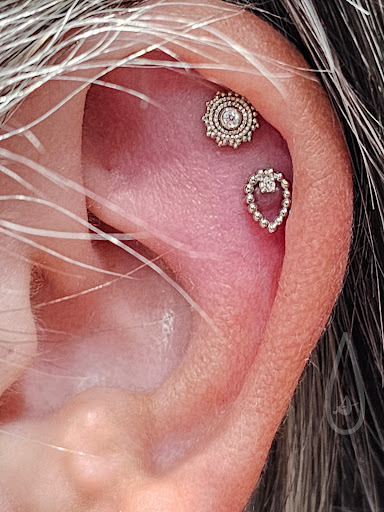 Explore cute face tattoo ideas, creative tattoo ideas in Addison, available at Cat Tattoo