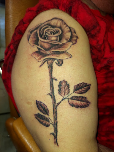 Explore mens memorial tattoo ideas, creative tattoo ideas in Odessa, available at Little Dragon Tattoos Studio