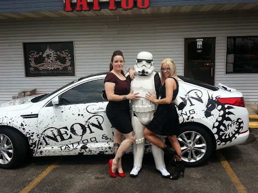 Tattoo Shop «Neon Dragon Tattoos», reviews and photos, 5350 Council St NE Ste E, Cedar Rapids, IA 52402, USA