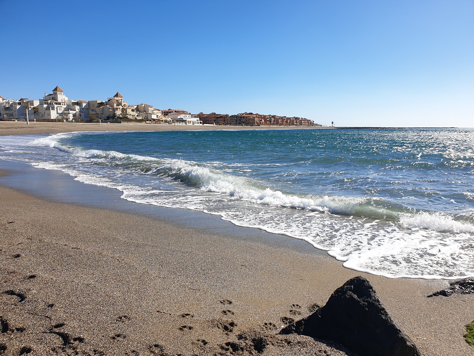 Foto di Spiaggia di Almerimar - luogo popolare tra gli intenditori del relax