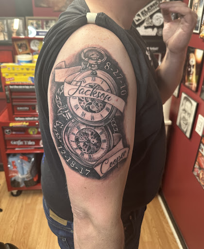 Explore massachusetts tattoo ideas, creative tattoo ideas in Shelbyville, available at Ink & Skin Studios Inc