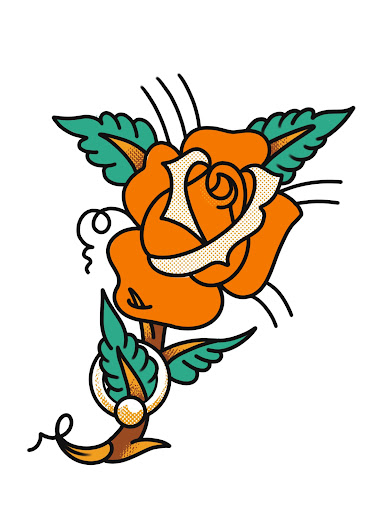 Explore lady thigh tattoo ideas, creative tattoo ideas in San Diego, available at Rose Body Piercing