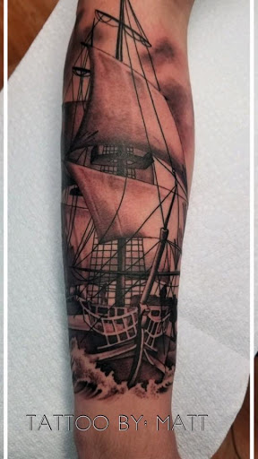 Explore dad and daughter tattoo ideas, creative tattoo ideas in San Antonio, available at Twisted Tattoo