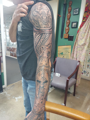 Find best leg tattoo ideas for your next unique tattoo in Odessa at Little Dragon Tattoos Studio