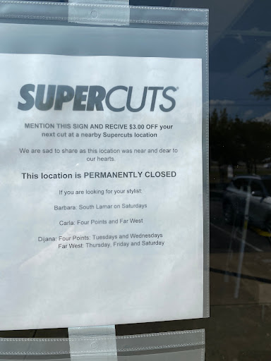 Hair Salon «Supercut», reviews and photos, 3620 Ranch Rd 620 S # 190, Austin, TX 78738, USA