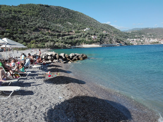 Blue lake beach