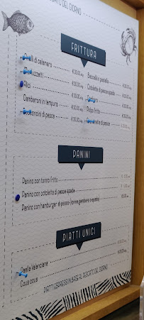 Épicerie fine La Fonte Del Pesce (Gianni) à Lampedusa (le menu)