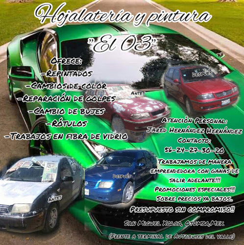 Taller de hojalateria y Pintura "El 03"