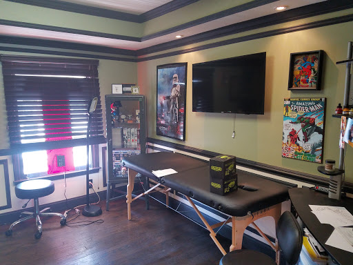 Explore ladies chest tattoo ideas, creative tattoo ideas in Atlanta, available at Apocalypse Tattoo Co