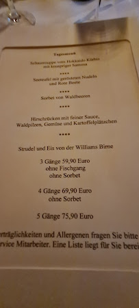 Menu / carte de Am Osterfeuer à Herford