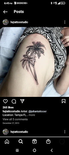 Explore red ink neck tattoo ideas, creative tattoo ideas in Palm Harbor, available at High Quality Tattoo Studios