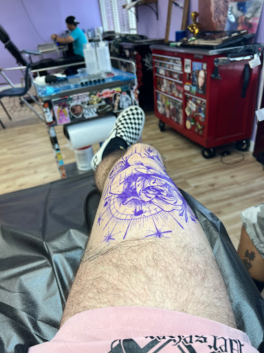 Explore family crest tattoo ideas, creative tattoo ideas in Arlington, available at Urbans Tattoo & Piercing Studio