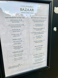 Carte du Culinaire Bazaar à Tremblay-en-France