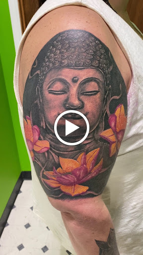 Explore tribal head tattoo ideas, creative tattoo ideas in Evansville, available at Ink Therapy 101