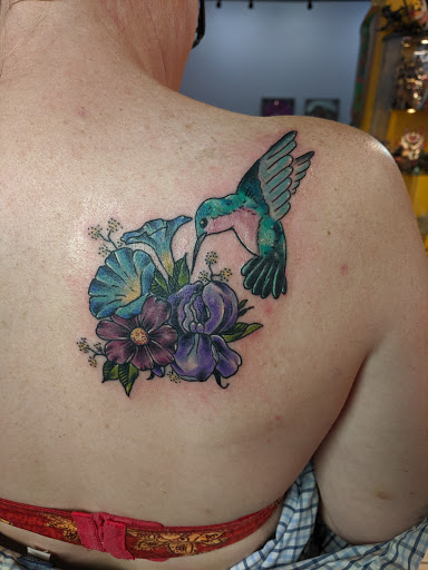 Explore rimuru tattoo ideas, creative tattoo ideas in Bloomington, available at Crystal Moon Body Arts