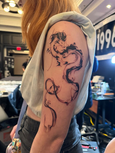 Explore jersey tattoo ideas, creative tattoo ideas in Houston, available at 1996 tattoo