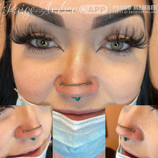 Explore half sleeve tattoos womens ideas, creative tattoo ideas in Oshkosh, available at Piercings by Paige at Big Guns Tattoo
