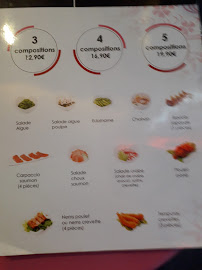 Sushi Hanaka à Villeneuve-la-Garenne menu