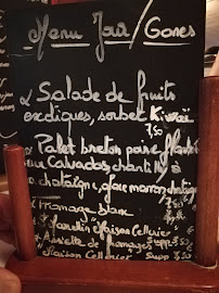 Le Petit Carron à Lyon menu