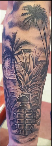 Explore bookish tattoo ideas, creative tattoo ideas in Mchenry, available at Lunchbox Tattoo and Body Piercing