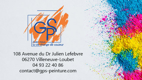 Peintre en bâtiment GPS Peintures Villeneuve-Loubet