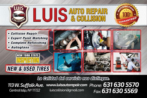 Auto Repair Shop «Luis Auto Repair & Body Shop», reviews and photos, 113 W Suffolk Ave, Central Islip, NY 11722, USA