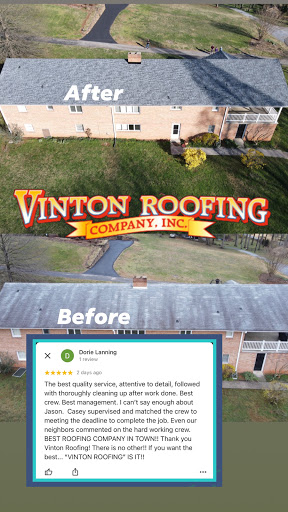 Roofing Contractor «Vinton Roofing Company, Inc.», reviews and photos, 124 E Washington Ave, Vinton, VA 24179, USA