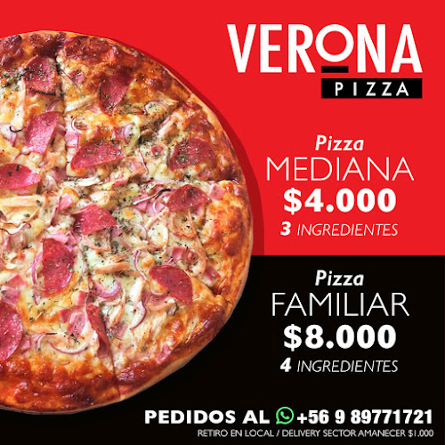 Opiniones de Verona Pizza en Temuco - Pizzeria