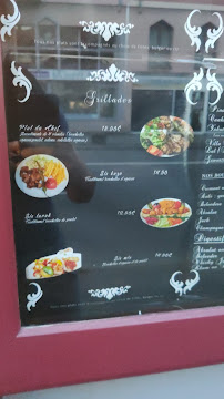Sahmeran à Colmar menu
