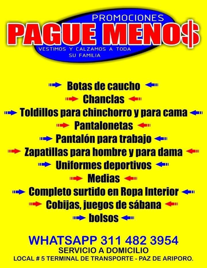 PAGUE MENO